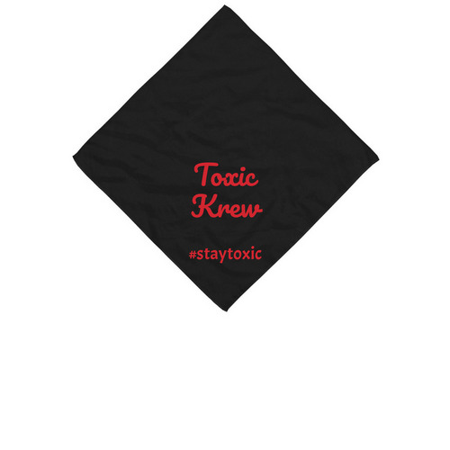 Toxic Krew, a Black Cotton Bandana