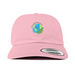ALNC Globe Cap, a Pink Printed Classic Baseball Cap