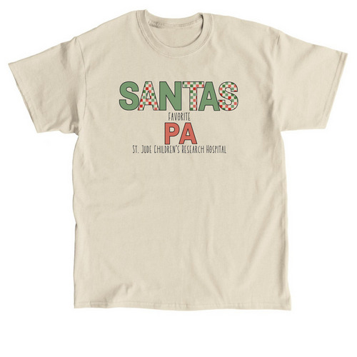 Santa's PA, a Sand Classic Unisex Tee