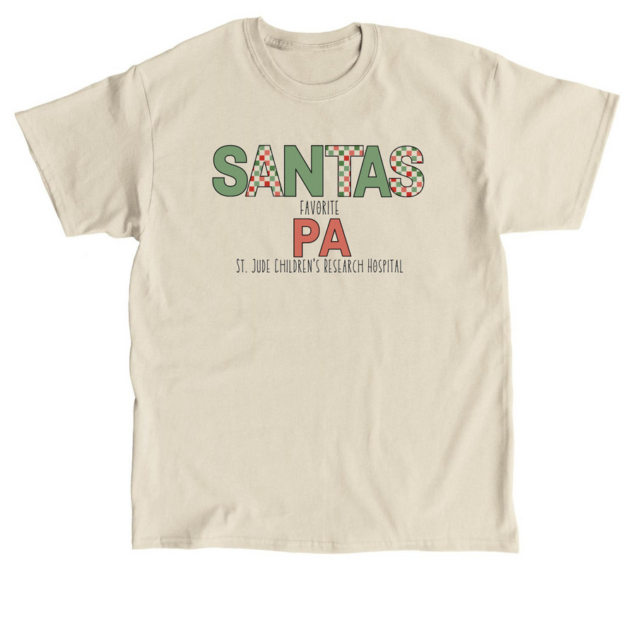 Santa's PA, a Sand Classic Unisex Tee