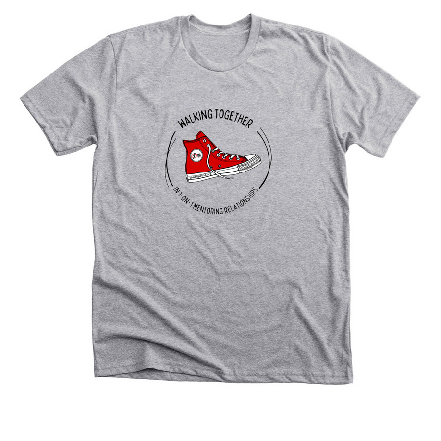 Walking Together Apparel, a Athletic Heather Premium Unisex Tee