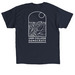 UHM College Dems Logo Tee, a Navy Classic Unisex Tee (back-view)