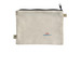 Love is a Spectrum Pouch, a Natural 9"x7" Hemp Blend Pouch (back-view)