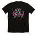 Inigo Von Goedehaus-Pink, a Solid Black Blend Premium Unisex Tee (back-view)