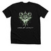 Green Flower&nbsp;, a Solid Black Blend Premium Unisex Tee