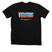 Volunteer - NEON, a Solid Black Blend Premium Unisex Tee