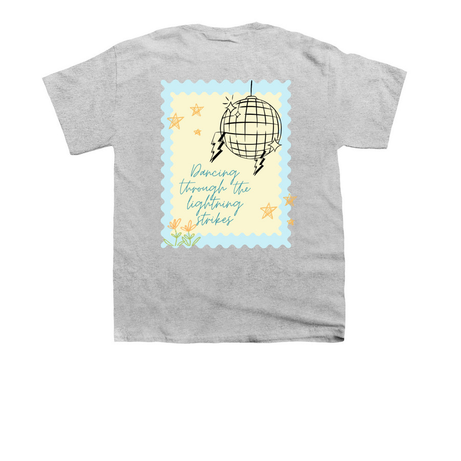 Opalite, a Sport Grey Youth Unisex Tee (back-view)