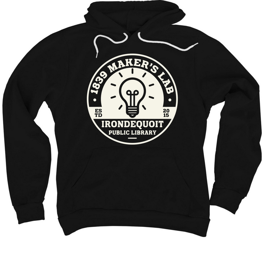 1839 Maker's Lab Apparel, a Black Premium Pullover Hoodie