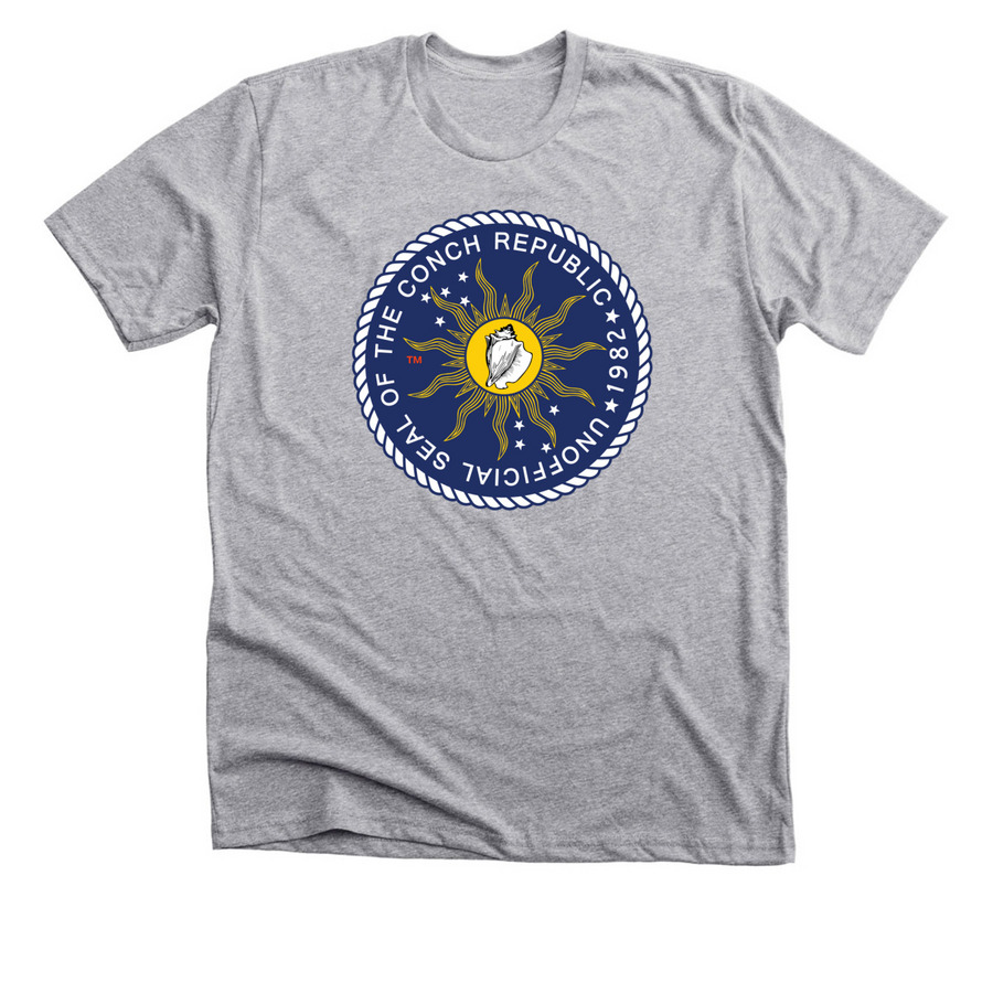 Long Live The Conch Republic 41 years, a Athletic Heather Premium Unisex Tee