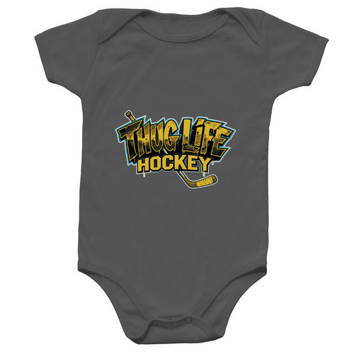 ThugLife Baby, a Charcoal Infant Onesie