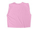 It Takes a Village, a Faded Powder Pink Women's Heavyweight Garment Dye Muscle Tee (back-view)