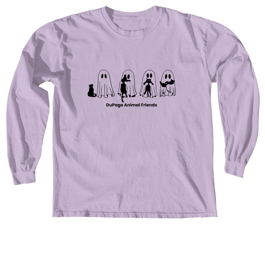The Boo Crew, a Orchid Comfort Colors Long Sleeve Tee