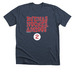 Buenas Noches, Amigos, a Heather Midnight Navy Premium Unisex Tee