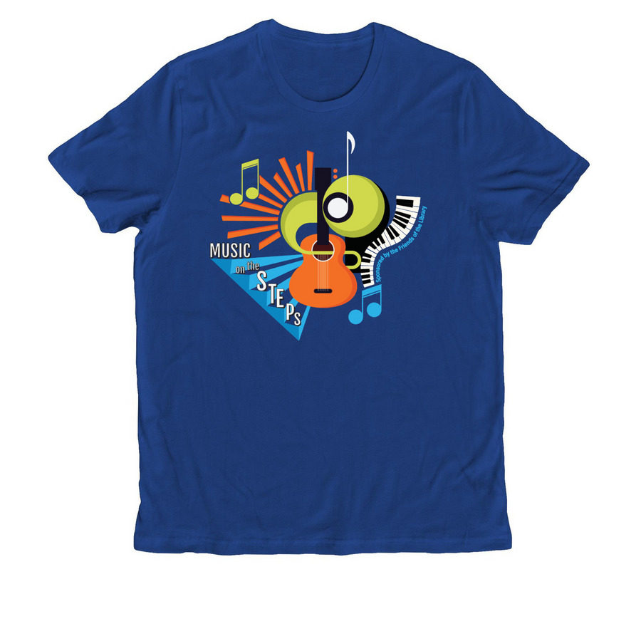 2026 Music on the Steps, a Andromeda Blue Allmade Organic Cotton Unisex Tee