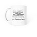 RFC I Am Powerful, a White Coffee Mug (back-view)