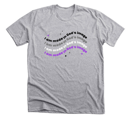 Ace In God's Image&nbsp;, a Athletic Heather Premium Unisex Tee