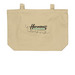 HARMONIC NOTES, a Oyster Large Organic Cotton Tote Bag