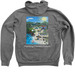 Planting Florida's Future, a Deep Heather Zip Up Hoodie (back-view)