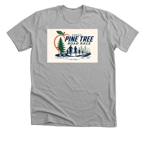 Pine tree 2 side&nbsp;, a Athletic Heather Premium Unisex Tee
