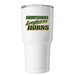 All Horns. All Spirit. Tumbler 30oz, a White Insulated Tumbler
