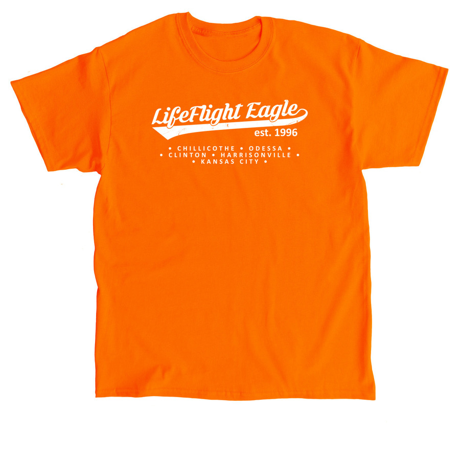 Swoosh Tee (Bight Colors), a Orange Classic Unisex Tee