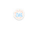 STICKERS, a White Kiss Cut Sticker