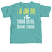 I Am Jane Doe: Stand With Survivors of SA, a Seafoam Comfort Colors Unisex Tee (back-view)