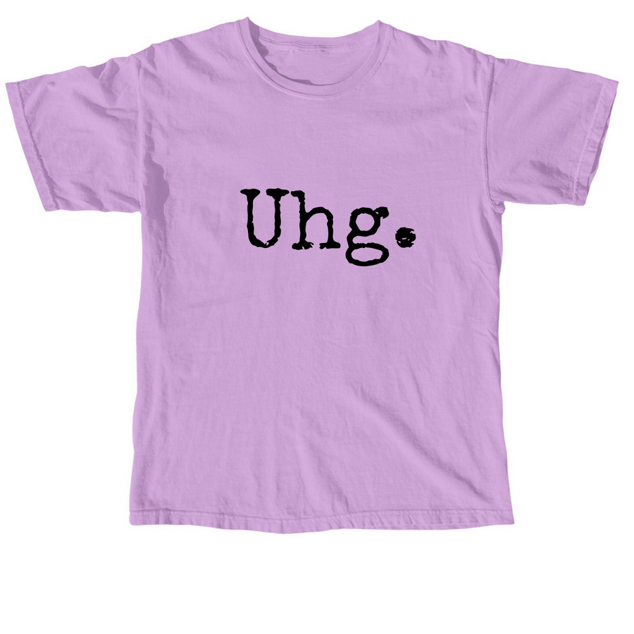 UHG., a Neon Violet Comfort Colors Unisex Tee