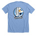 World Cup - Argentina, a Heather Carolina Blue Premium Unisex Tee (back-view)