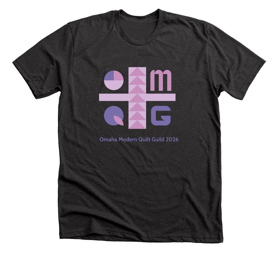 2026 OMQG T-shirt, a Dark Grey Heather Premium Unisex Tee