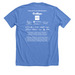 5k Run, Walk & Roll for Research&nbsp;&nbsp;, a Heather Columbia Blue Premium Unisex Tee (back-view)