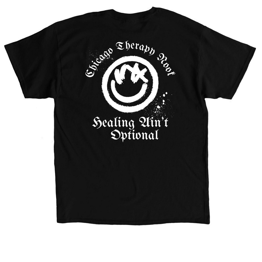 CTN Classic Tee, a Black Classic Unisex Tee (back-view)