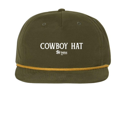 Lone Star Summit 2026: Cowboy Hat, White, a Loden/ Amber Gold Printed Umpqua Snapback Cap