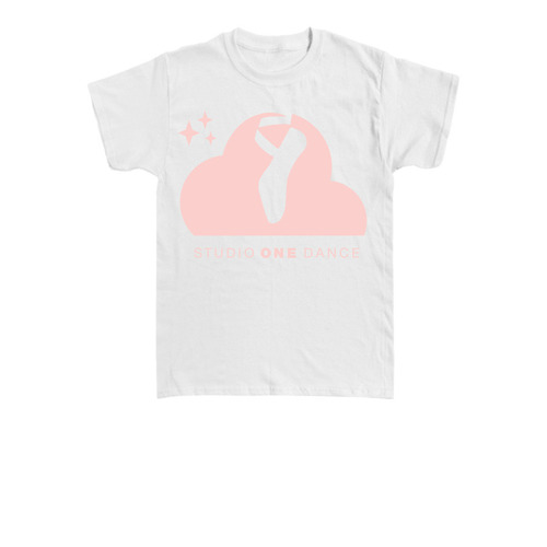 Studio One Dancewear, a White Toddler Tee