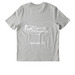 Equine Moments Script&nbsp;, a Cool Heather Grey Stanley/Stella Unisex Creator 2.0 Tee (back-view)