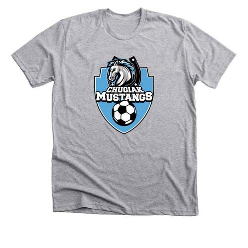 Mustangs Soccer&nbsp;, a Athletic Heather Premium Unisex Tee