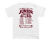 JUNIOR CHEER ROSTER, a White Youth Unisex Tee (back-view)