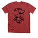 Merry & Bright Outline, a Heather Canvas Red Premium Unisex Tee
