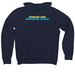 Ask Me About Summer Camp - Adult in Bold, a Navy Premium Pullover Hoodie (back-view)