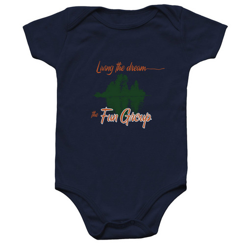 Living the Dream Onesie, a Navy Infant Onesie