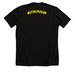 #LETSGOLOGAN, a Solid Black Blend Premium Unisex Tee (back-view)