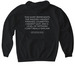 Optimism, a Black Gildan Softstyle Pullover Hoodie (back-view)
