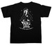 We Support Badass Women, a Black Comfort Colors Unisex Tee (back-view)