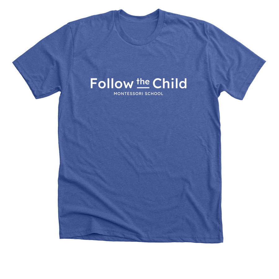 FCM Logo Adult Tees&nbsp;, a Solid True Royal Premium Unisex Tee