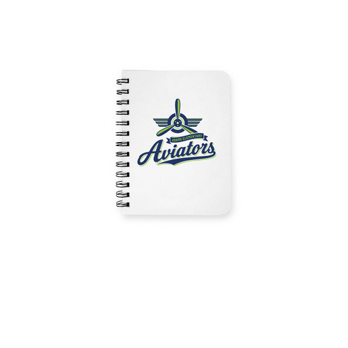 Aviator Notebook, a White Spiral Notebook
