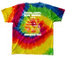 Woofstock 2026 Tie Dye Tee, a Moondance Youth Tie Dye Tee (back-view)