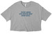 Every Greek Cropped T-Shirt, a Athletic Heather Women?s Cropped Cotton Tee