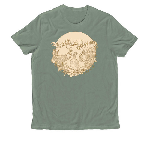 Greater Prairie-chicken, a Matcha Green Allmade Organic Cotton Unisex Tee