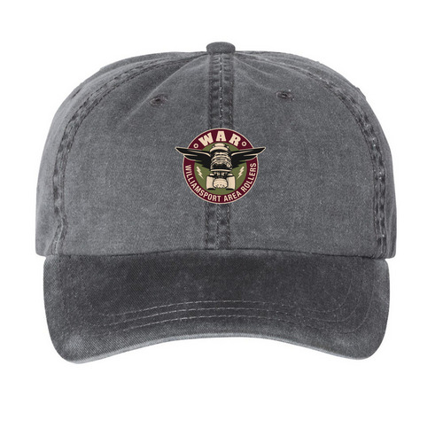 Hats & Beanies, a Black Printed Pigment Dye Baseball Cap