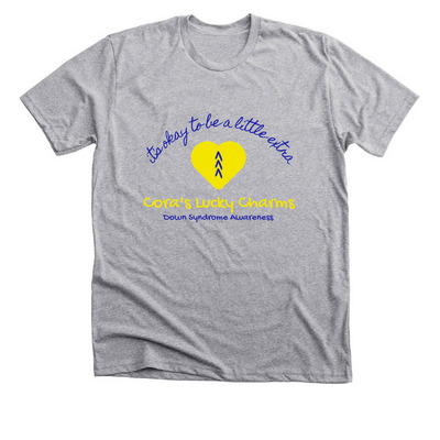 it's okay to be a little extra, a Athletic Heather Premium Unisex Tee